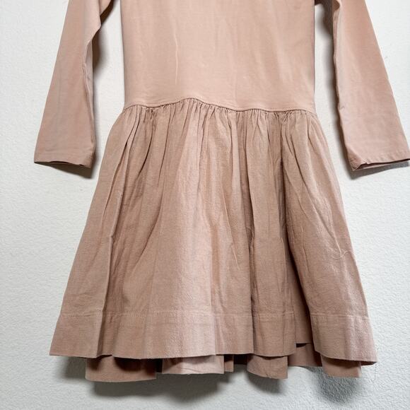 Free People Onda Long Sleeve Stretch Cotton Minidress Tuscany Pockets - Picture 9 of 14